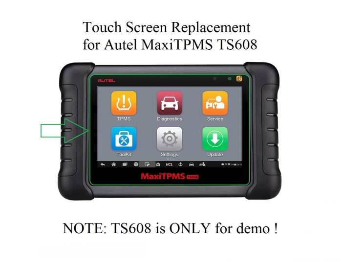 Touch Screen Digitizer Replacement for Autel MaxiTPMS TS608AutelTS608